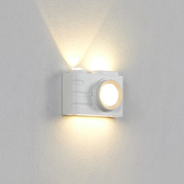 Waterproof Aluminum Camera Rectangular LED Wall Sconce Lamp