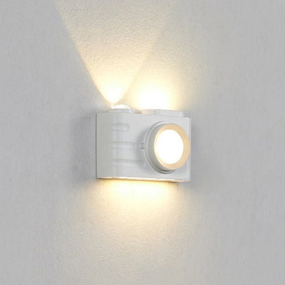 Waterproof Aluminum Camera Rectangular LED Wall Sconce Lamp