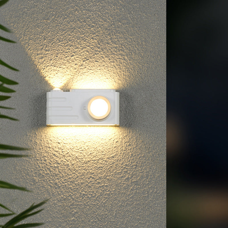 Waterproof Aluminum Camera Rectangular LED Wall Sconce Lamp