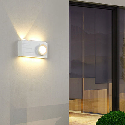 Waterproof Aluminum Camera Rectangular LED Wall Sconce Lamp