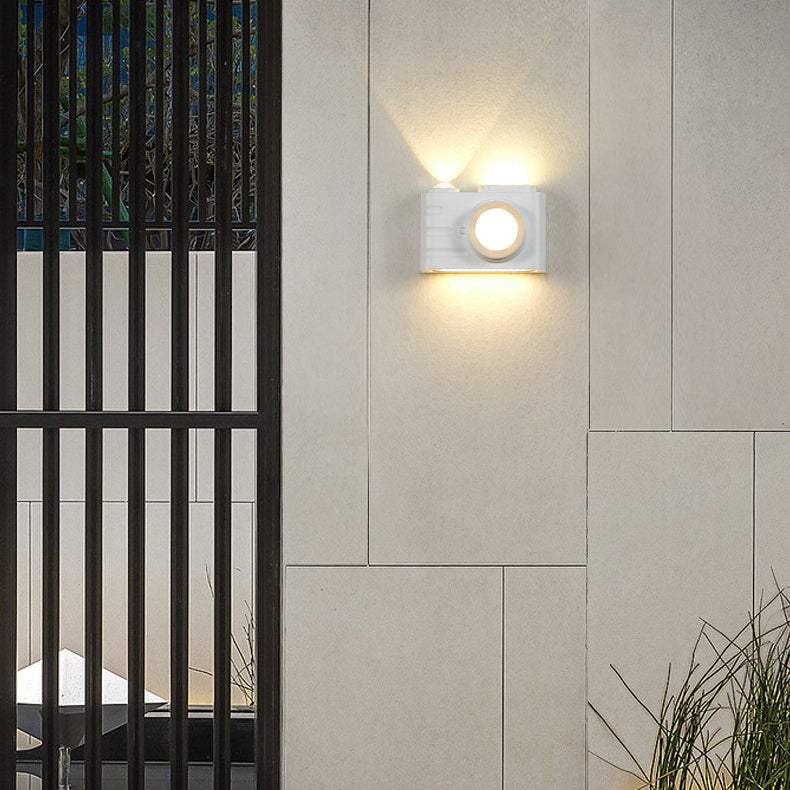 Waterproof Aluminum Camera Rectangular LED Wall Sconce Lamp