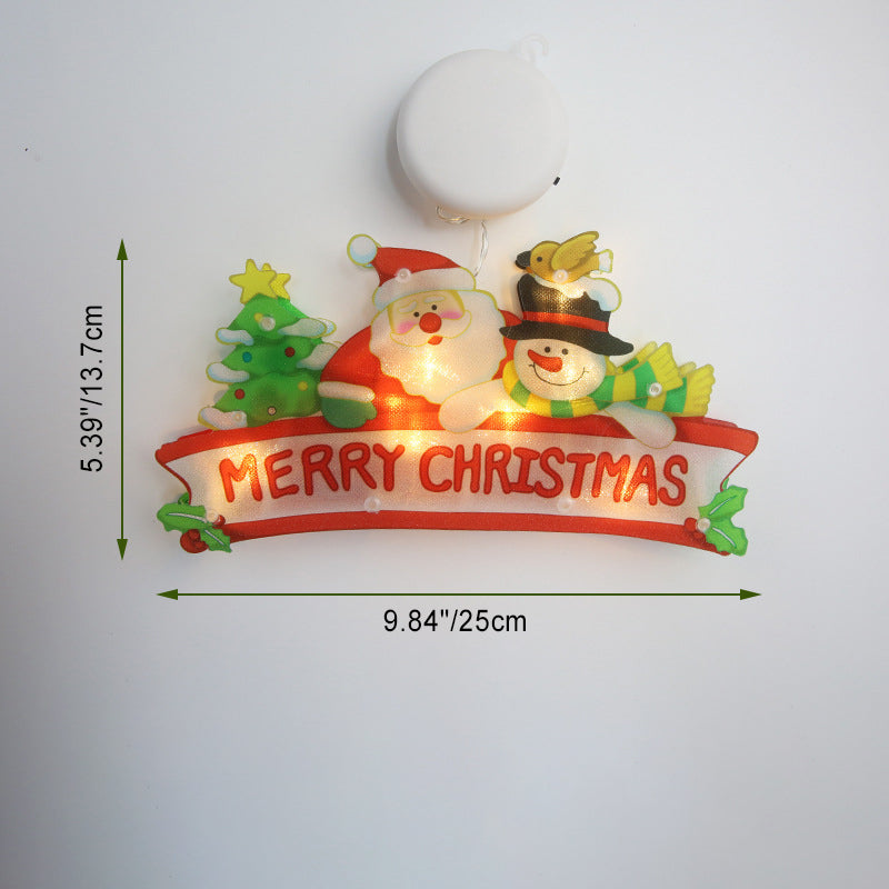 Deco Santa Deer Decoration Suction LED Wall Sconce Lamp