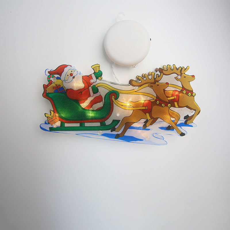 Deco Santa Deer Decoration Suction LED Wall Sconce Lamp