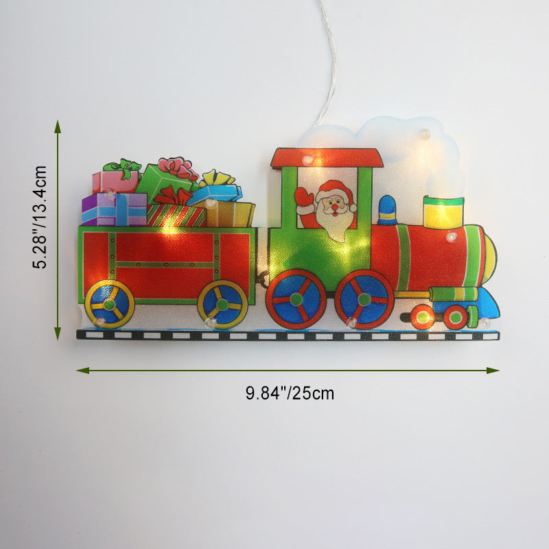 Deco Santa Deer Decoration Suction LED Wall Sconce Lamp