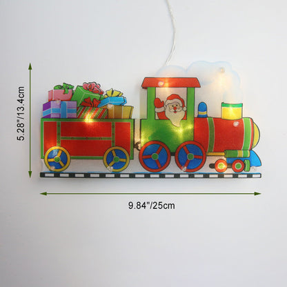Deco Santa Deer Decoration Suction LED Wall Sconce Lamp
