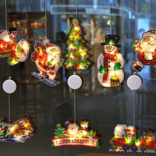Deco Santa Deer Decoration Suction LED Wall Sconce Lamp