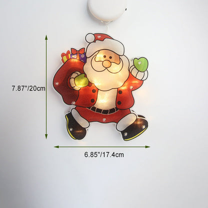 Deco Santa Deer Decoration Suction LED Wall Sconce Lamp