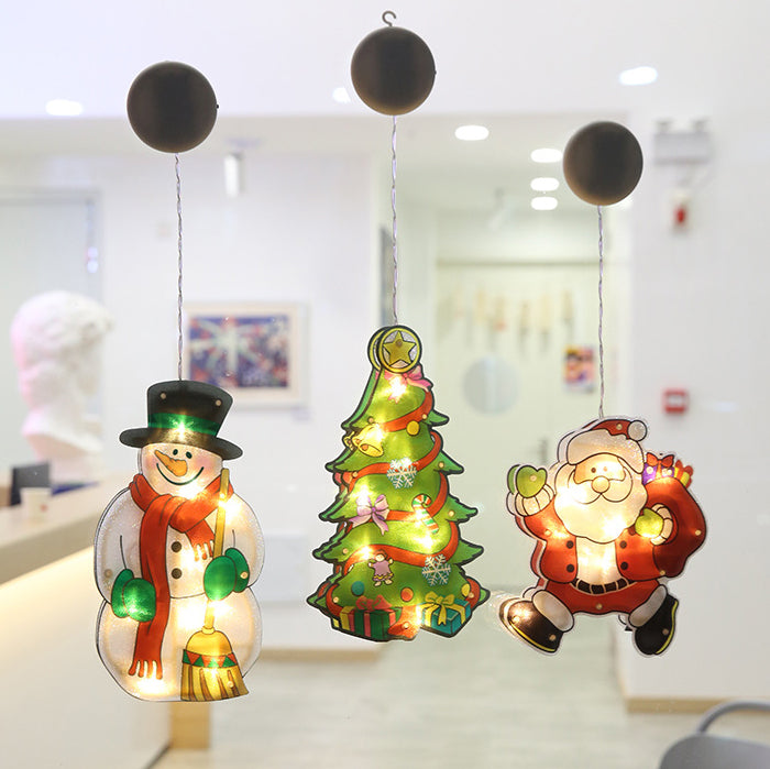 Deco Santa Deer Decoration Suction LED Wall Sconce Lamp