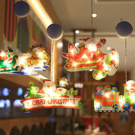 Deco Santa Deer Decoration Suction LED Wall Sconce Lamp