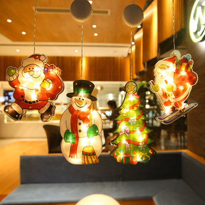 Deco Santa Deer Decoration Suction LED Wall Sconce Lamp