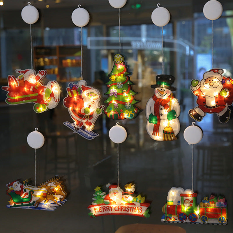 Deco Santa Deer Decoration Suction LED Wall Sconce Lamp