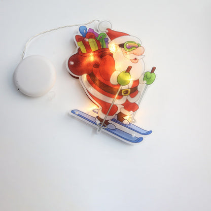 Deco Santa Deer Decoration Suction LED Wall Sconce Lamp