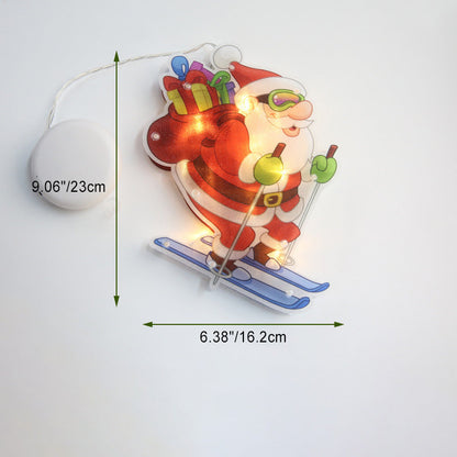 Deco Santa Deer Decoration Suction LED Wall Sconce Lamp