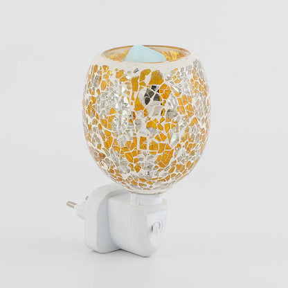 Boho Mosaic Cracked 1-Light Melting Wax Wall Sconce Lamp