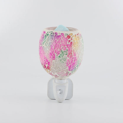 Boho Mosaic Cracked 1-Light Melting Wax Wall Sconce Lamp