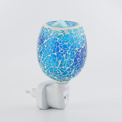 Boho Mosaic Cracked 1-Light Melting Wax Wall Sconce Lamp