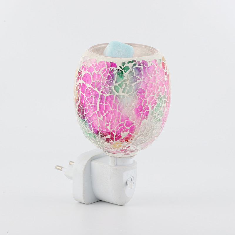 Boho Mosaic Cracked 1-Light Melting Wax Wall Sconce Lamp