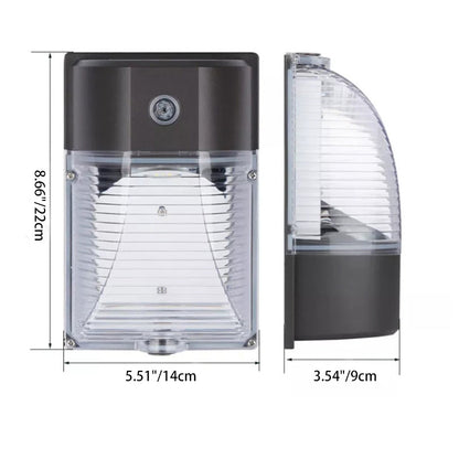 Waterproof PC Rectangular Striped LED Wall Sconce Lamp