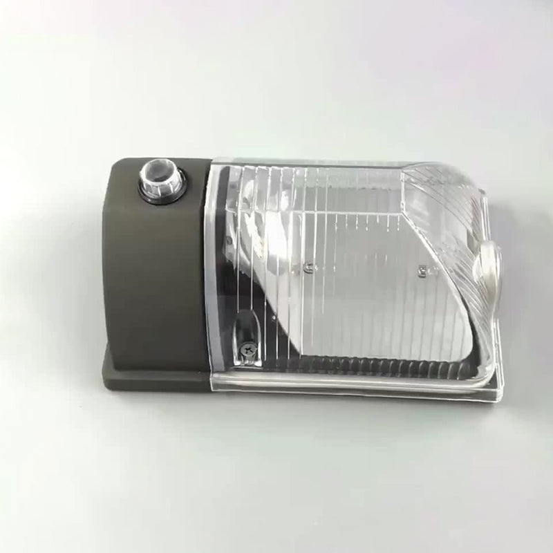 Waterproof PC Rectangular Striped LED Wall Sconce Lamp