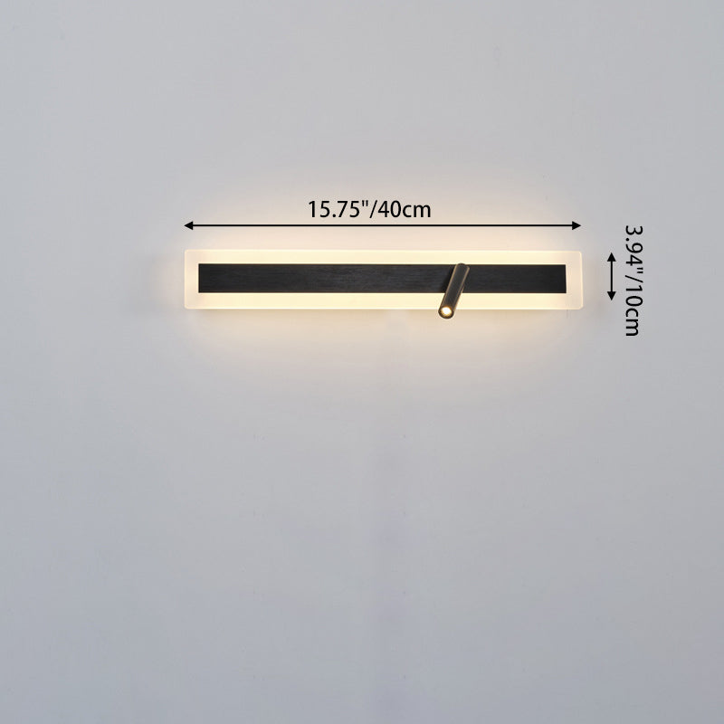 Aluminum Rotatable Spotlight LED Wall Sconce Lamp