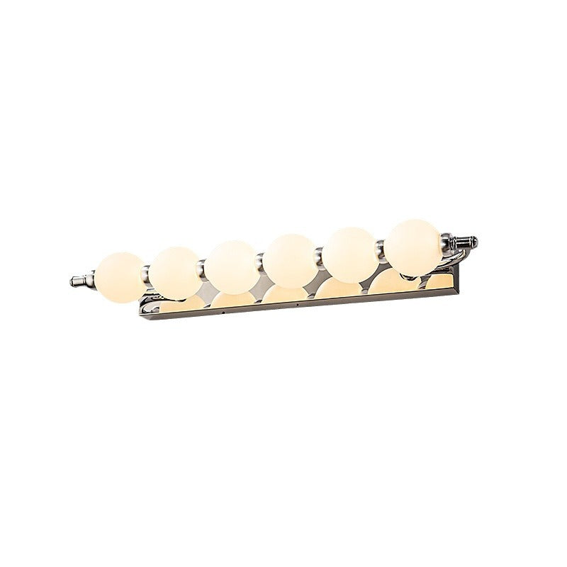 Stainless Iron PC Ball LED Wall Sconce Lamp Vanity Lighting