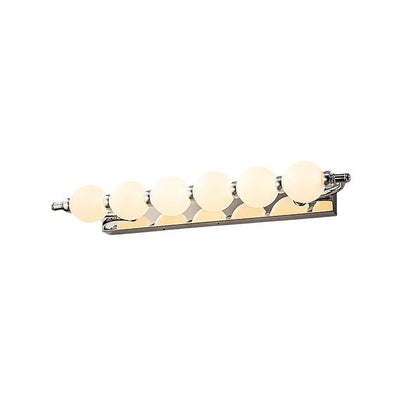 Stainless Iron PC Ball LED Wall Sconce Lamp Vanity Lighting