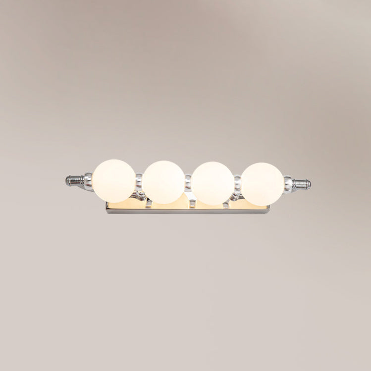Stainless Iron PC Ball LED Wall Sconce Lamp Vanity Lighting