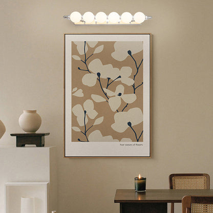 Stainless Iron PC Ball LED Wall Sconce Lamp Vanity Lighting