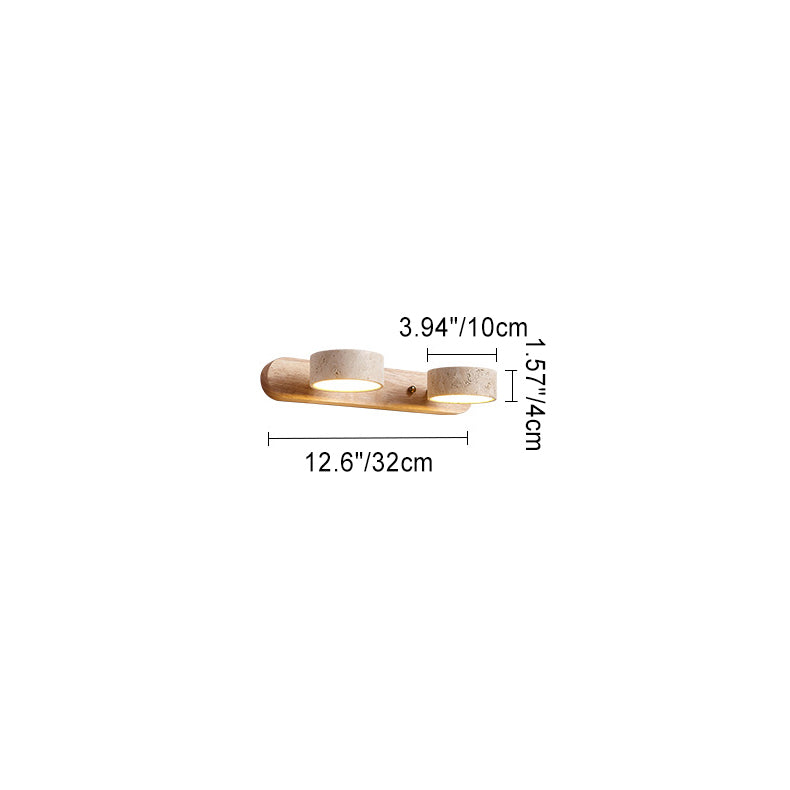Japanese Rotatable LED Wall Sconce Lamp Vanity Lighting