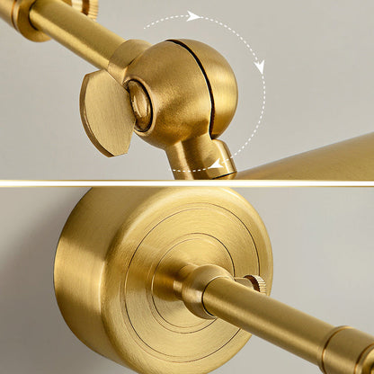 Mid-century Strip Adjustable 2-Light Wall Sconce Lamp