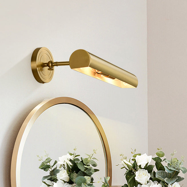Mid-century Strip Adjustable 2-Light Wall Sconce Lamp