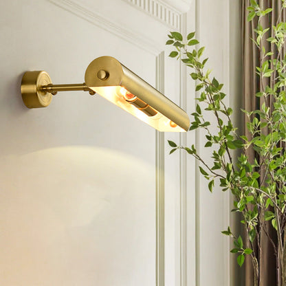 Mid-century Strip Adjustable 2-Light Wall Sconce Lamp