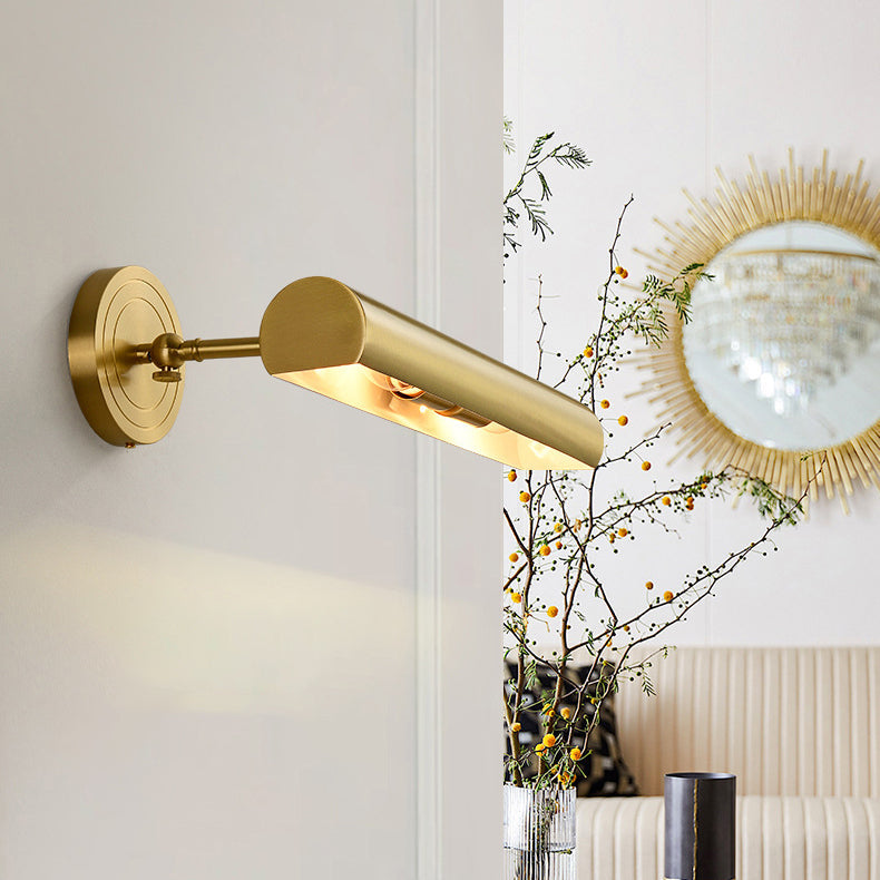 Mid-century Strip Adjustable 2-Light Wall Sconce Lamp