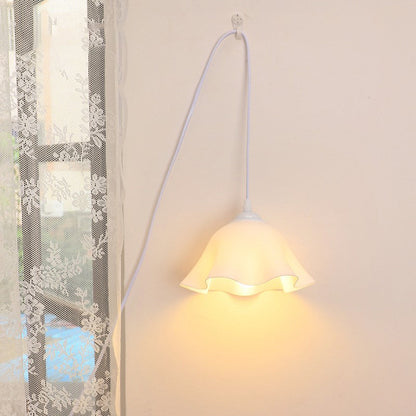 French Acrylic Hanging 1-Light Wall Sconce Lamp Night Light