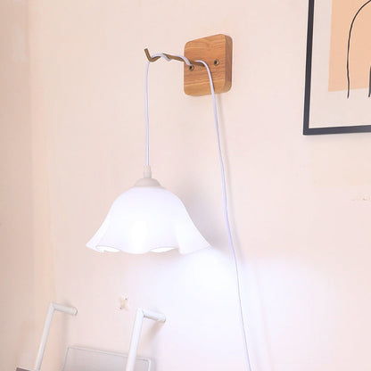 French Acrylic Hanging 1-Light Wall Sconce Lamp Night Light