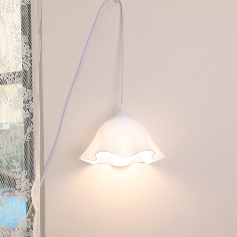 French Acrylic Hanging 1-Light Wall Sconce Lamp Night Light