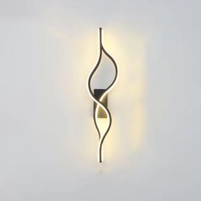 Aluminum Iron Silica Strip Deer Grille LED Wall Sconce Lamp