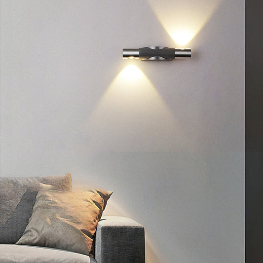 Aluminum Strip Brushed Turnable LED Wall Sconce Lamp