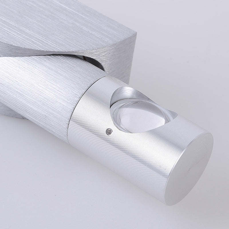 Aluminum Strip Brushed Turnable LED Wall Sconce Lamp