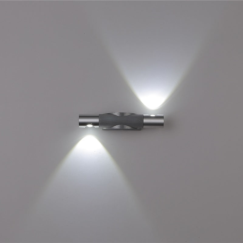 Aluminum Strip Brushed Turnable LED Wall Sconce Lamp
