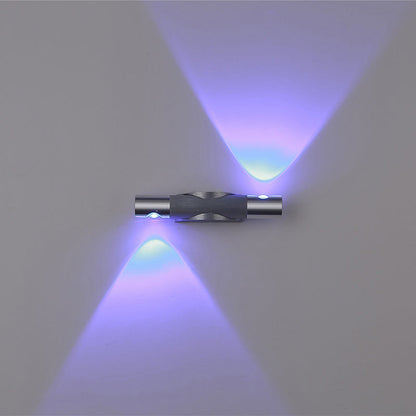Aluminum Strip Brushed Turnable LED Wall Sconce Lamp