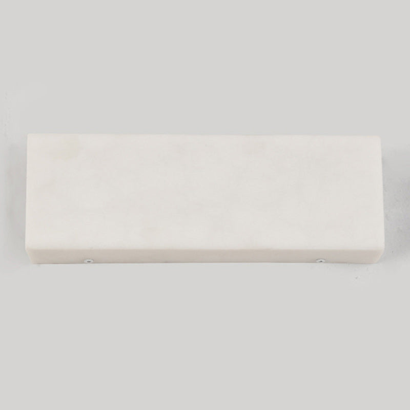 Simplicity Marble Iron Rectangular LED Wall Sconce Lamp