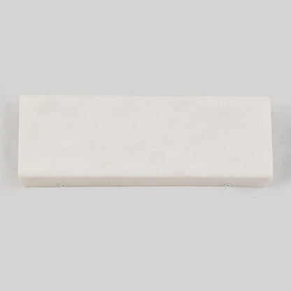 Simplicity Marble Iron Rectangular LED Wall Sconce Lamp
