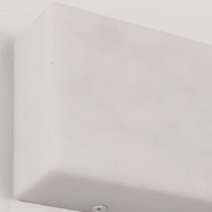 Simplicity Marble Iron Rectangular LED Wall Sconce Lamp