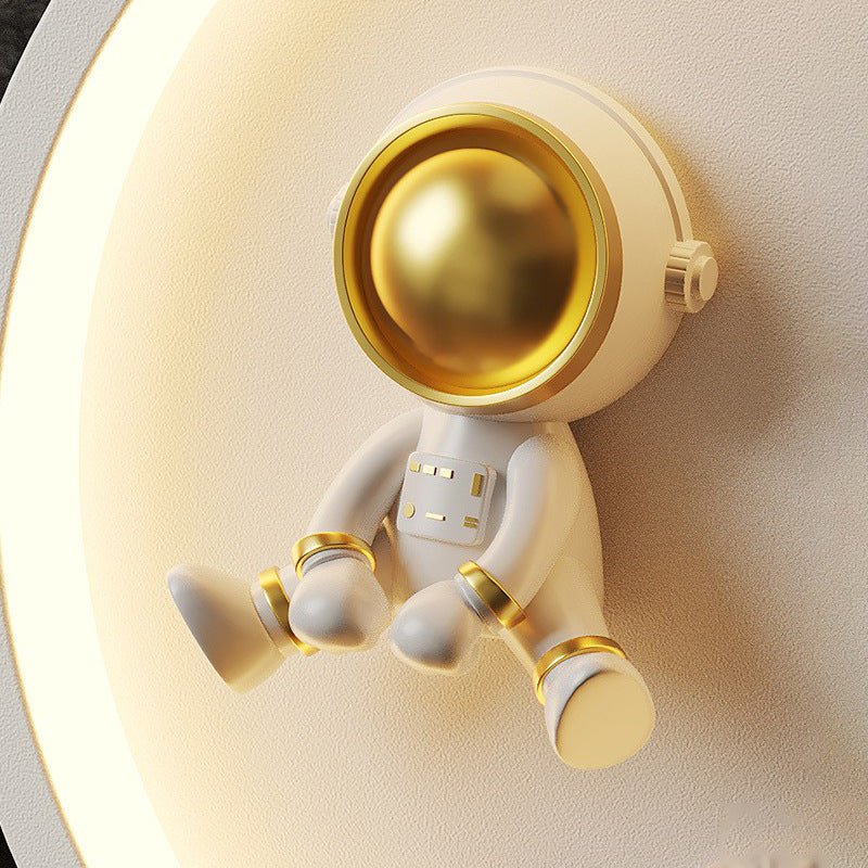 Iron Moon Astronaut Round Cloud Heart LED Wall Sconce Lamp