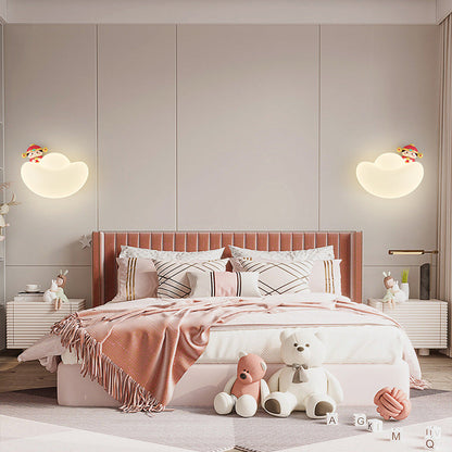 Kids Gold Bullion Animal Wealthy God LED Wall Sconce Lamp