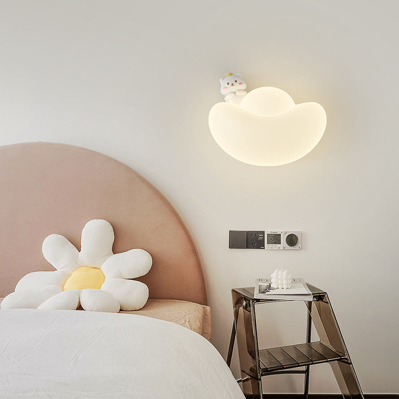 Kids Gold Bullion Animal Wealthy God LED Wall Sconce Lamp