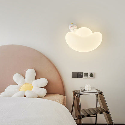 Kids Gold Bullion Animal Wealthy God LED Wall Sconce Lamp