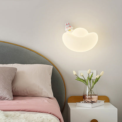 Kids Gold Bullion Animal Wealthy God LED Wall Sconce Lamp