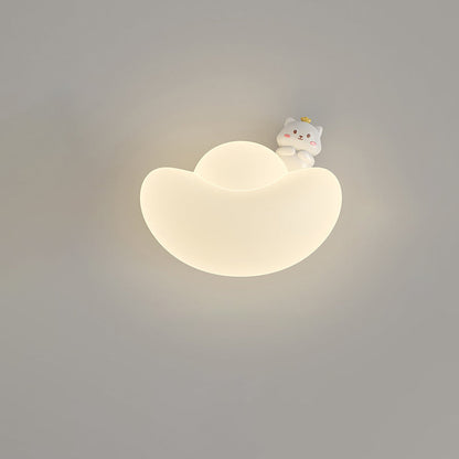 Kids Gold Bullion Animal Wealthy God LED Wall Sconce Lamp